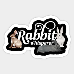 Rabbit Whisperer Pet Bunny Rabbit Sticker